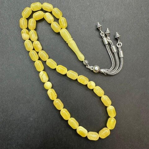 Kaliningrad Damla Kehribar Tespih 6*9,5 (mm)-2