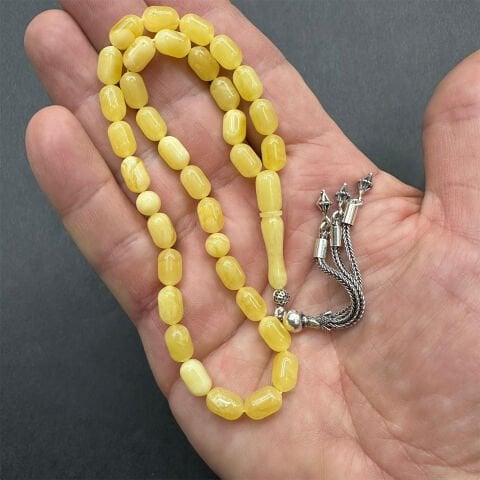 Kaliningrad Damla Kehribar Tespih 6*9,5 (mm)-2