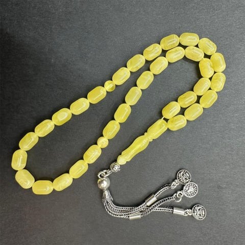 Kaliningrad Damla Kehribar Tespih 6*9,5 (mm)-3