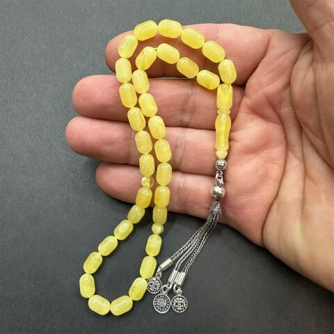 Kaliningrad Damla Kehribar Tespih 6*9,5 (mm)-3