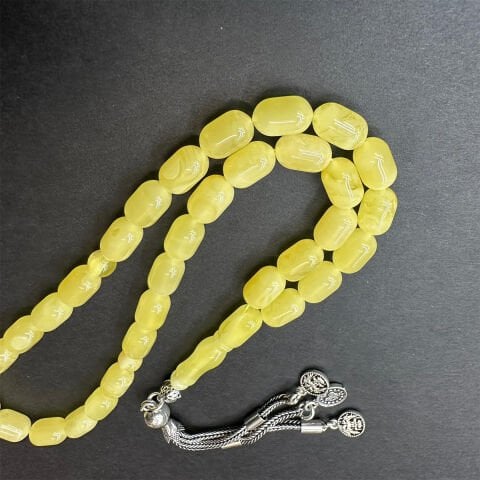 Kaliningrad Damla Kehribar Tespih 6*9,5 (mm)-3