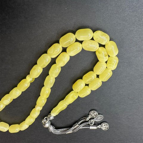 Kaliningrad Damla Kehribar Tespih 6*9,5 (mm)-3