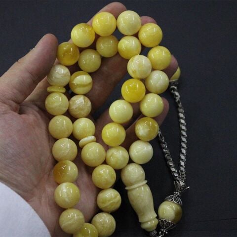 Akça Kaliningrad Damla Kehribar Tespih 16 (mm)