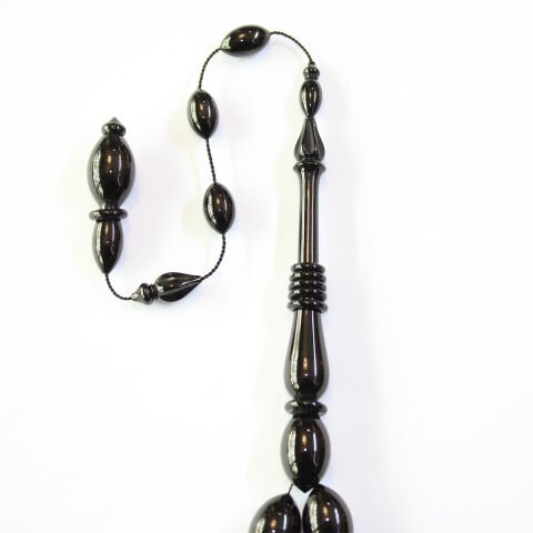 Usta İşi Oltu Taşı Tespih 11*18 (mm)