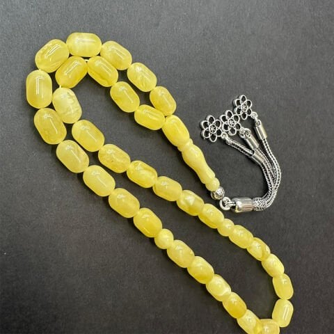 Kaliningrad Damla Kehribar Tespih 6*9,5 (mm)-5