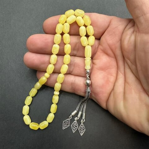 Kaliningrad Damla Kehribar Tespih 6*9,5 (mm)-6