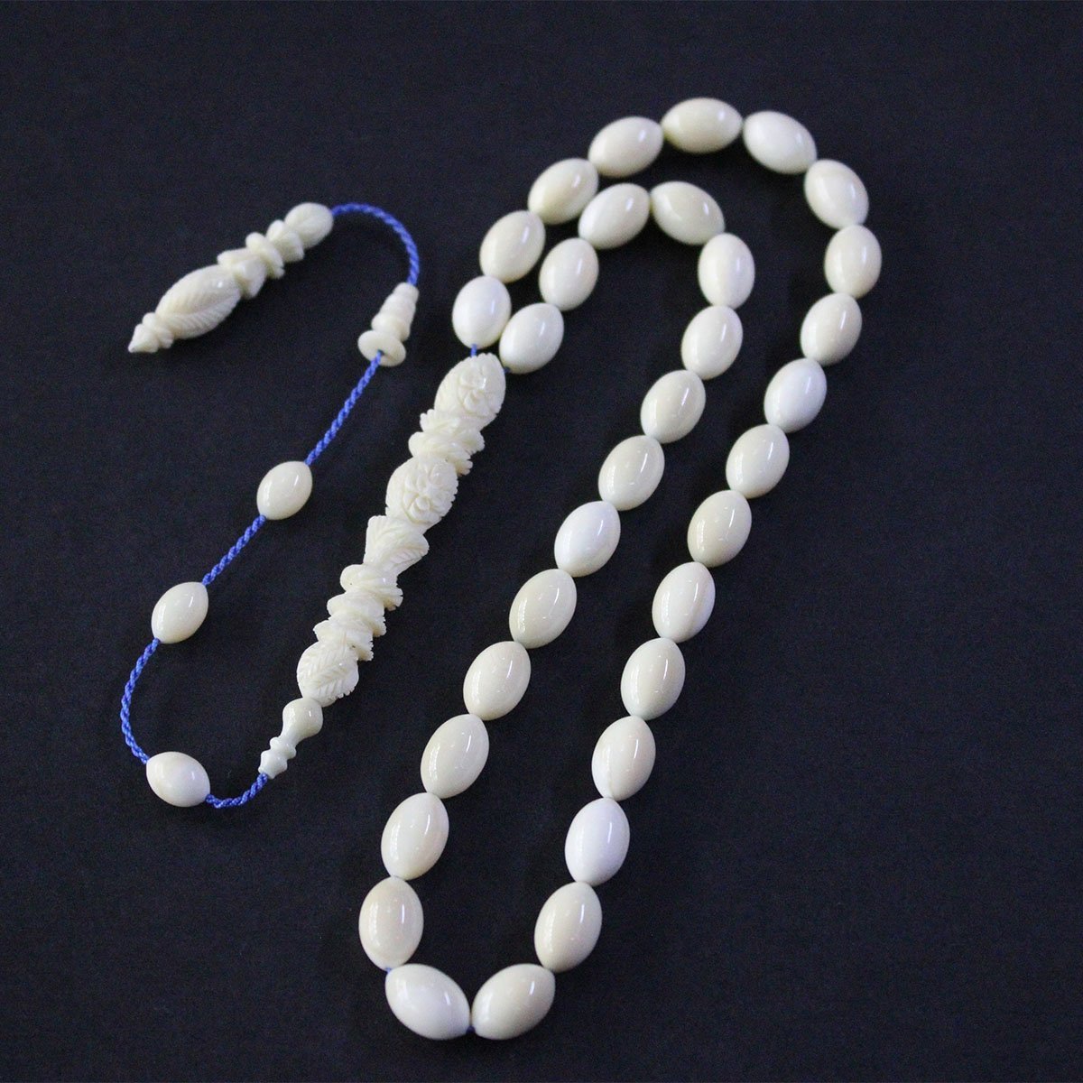 Usta İşi Balina Dişi Tespih 7*11 (mm)