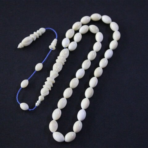 Usta İşi Balina Dişi Tespih 7*11 (mm)