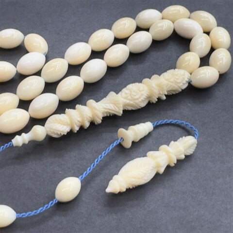 Usta İşi Balina Dişi Tespih 7*11 (mm)