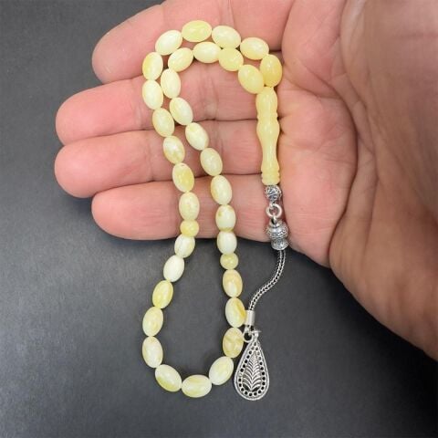 Akça Kaliningrad Damla Kehribar Tespih 5,5*8 (mm)