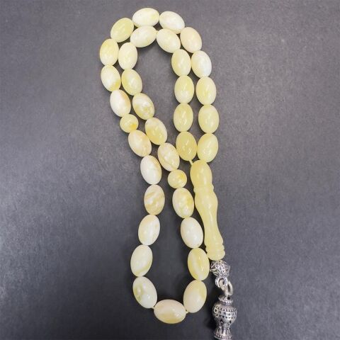 Akça Kaliningrad Damla Kehribar Tespih 5,5*8 (mm)