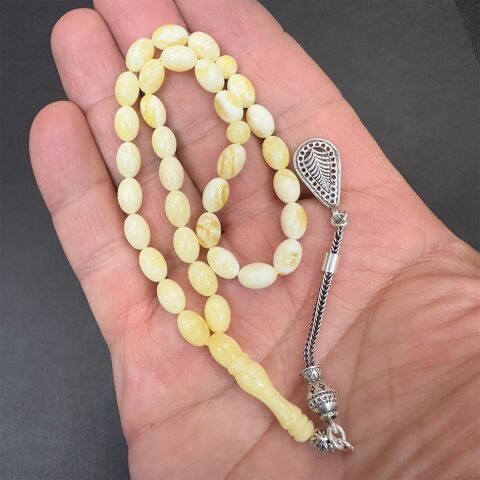 Akça Kaliningrad Damla Kehribar Tespih 5,5*8 (mm)