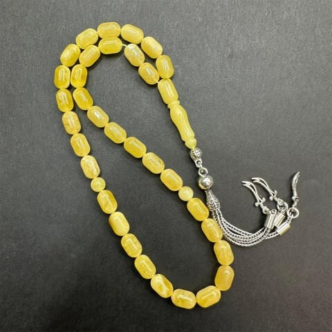 Kaliningrad Damla Kehribar Tespih 6*9,5 (mm)-7