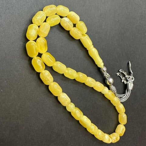 Kaliningrad Damla Kehribar Tespih 6*9,5 (mm)-7