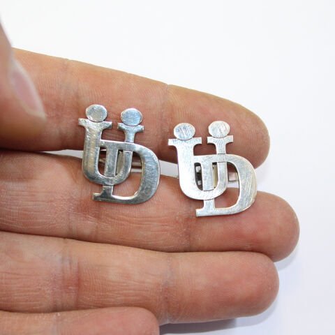 Kişiye Özel Gümüş Kol Düğmesi