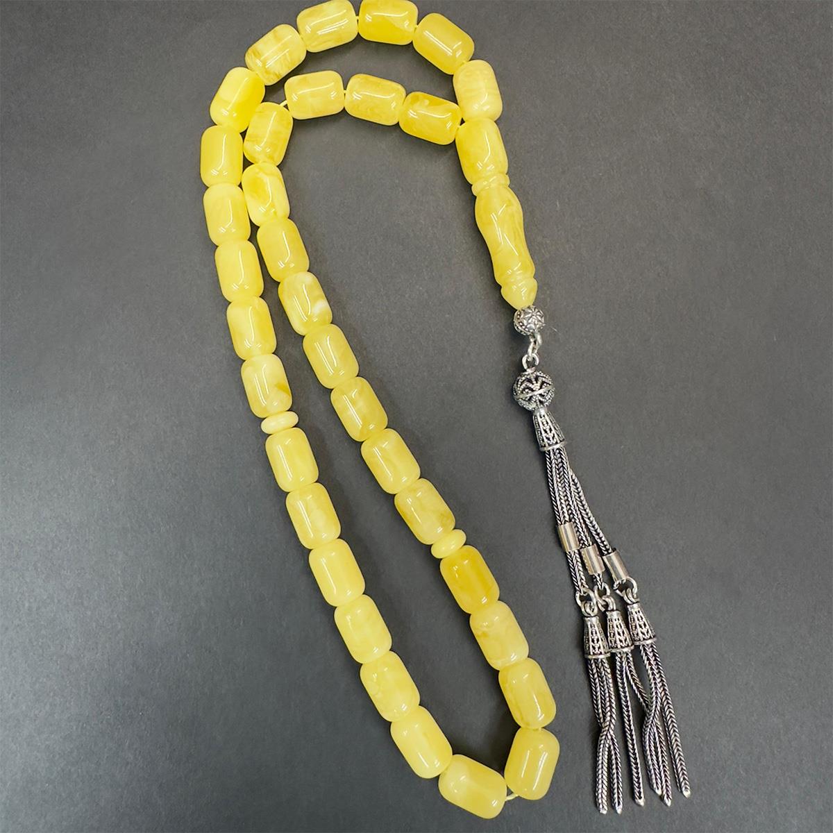 Kaliningrad Damla Kehribar Kapsül Tespih 8*11 (mm)