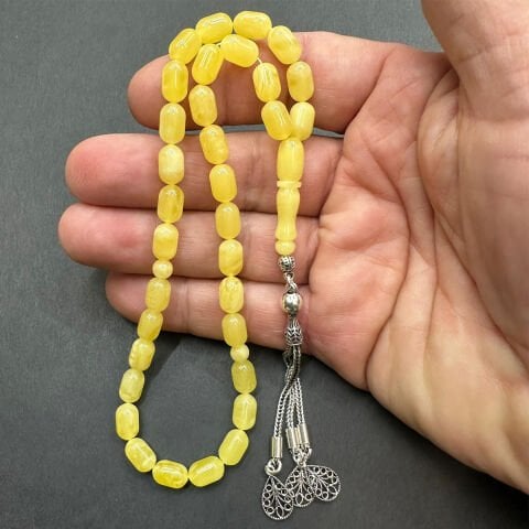 Kaliningrad Damla Kehribar Tespih 6*9,5 (mm)-8