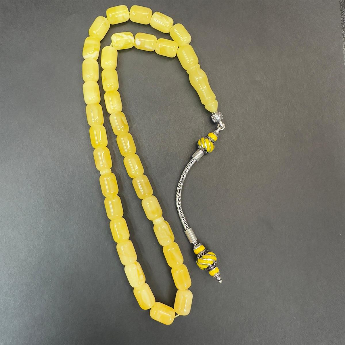 Kaliningrad Damla Kehribar Kapsül Tespih 8*11 (mm)