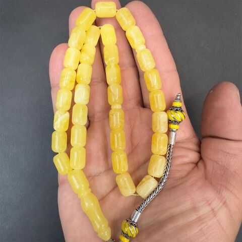 Kaliningrad Damla Kehribar Kapsül Tespih 8*11 (mm)