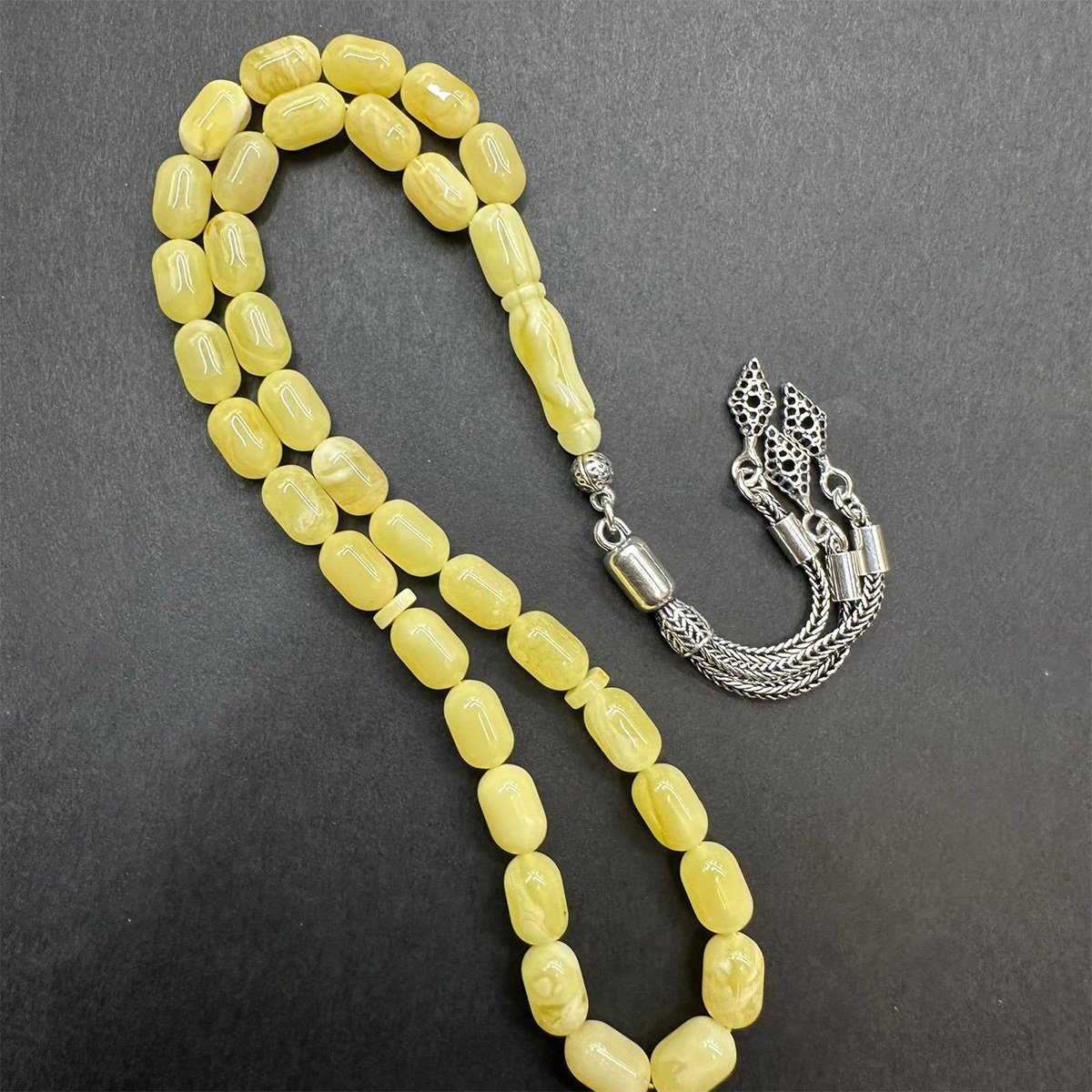 Kaliningrad Damla Kehribar Tespih 6*9,5 (mm)-9