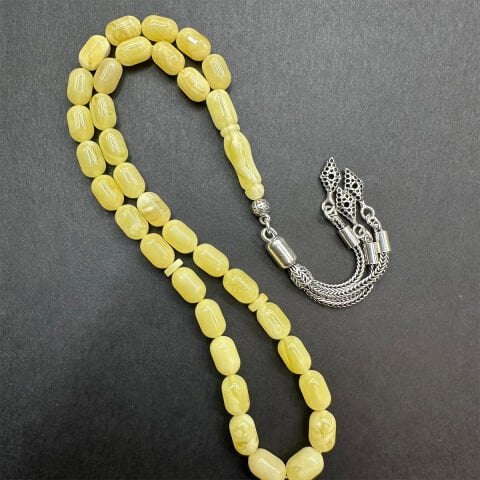 Kaliningrad Damla Kehribar Tespih 6*9,5 (mm)-9