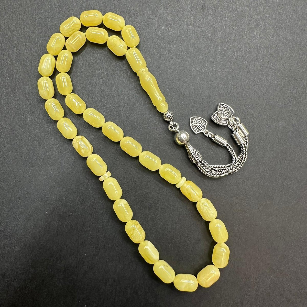 Kaliningrad Damla Kehribar Tespih 6*9,5 (mm)-10