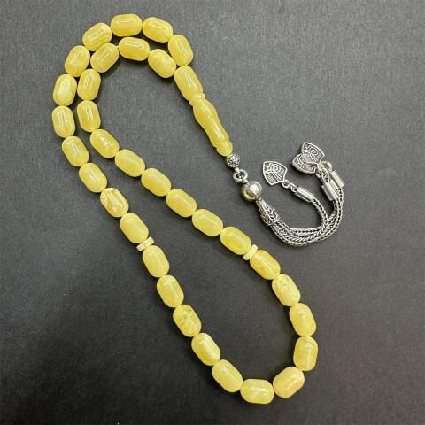 Kaliningrad Damla Kehribar Tespih 6*9,5 (mm)-10