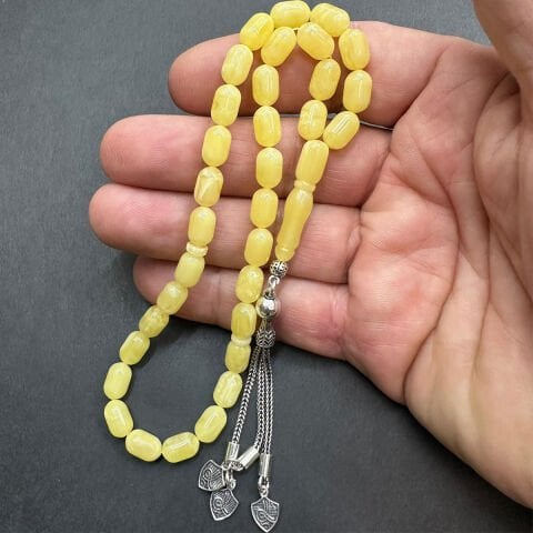 Kaliningrad Damla Kehribar Tespih 6*9,5 (mm)-10