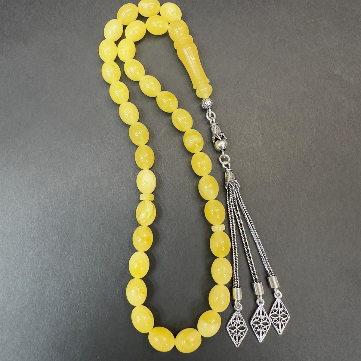 Kaliningrad Damla Kehribar Tespih 7*8,5 (mm)