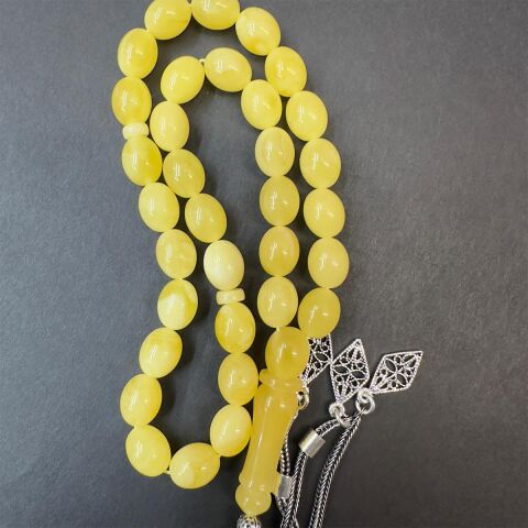 Kaliningrad Damla Kehribar Tespih 7*8,5 (mm)