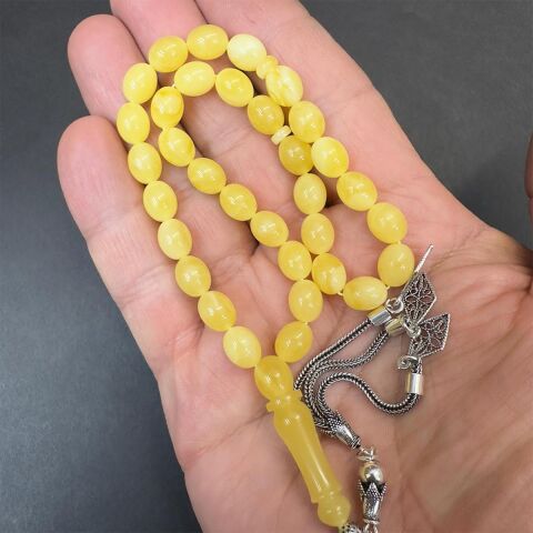 Kaliningrad Damla Kehribar Tespih 7*8,5 (mm)