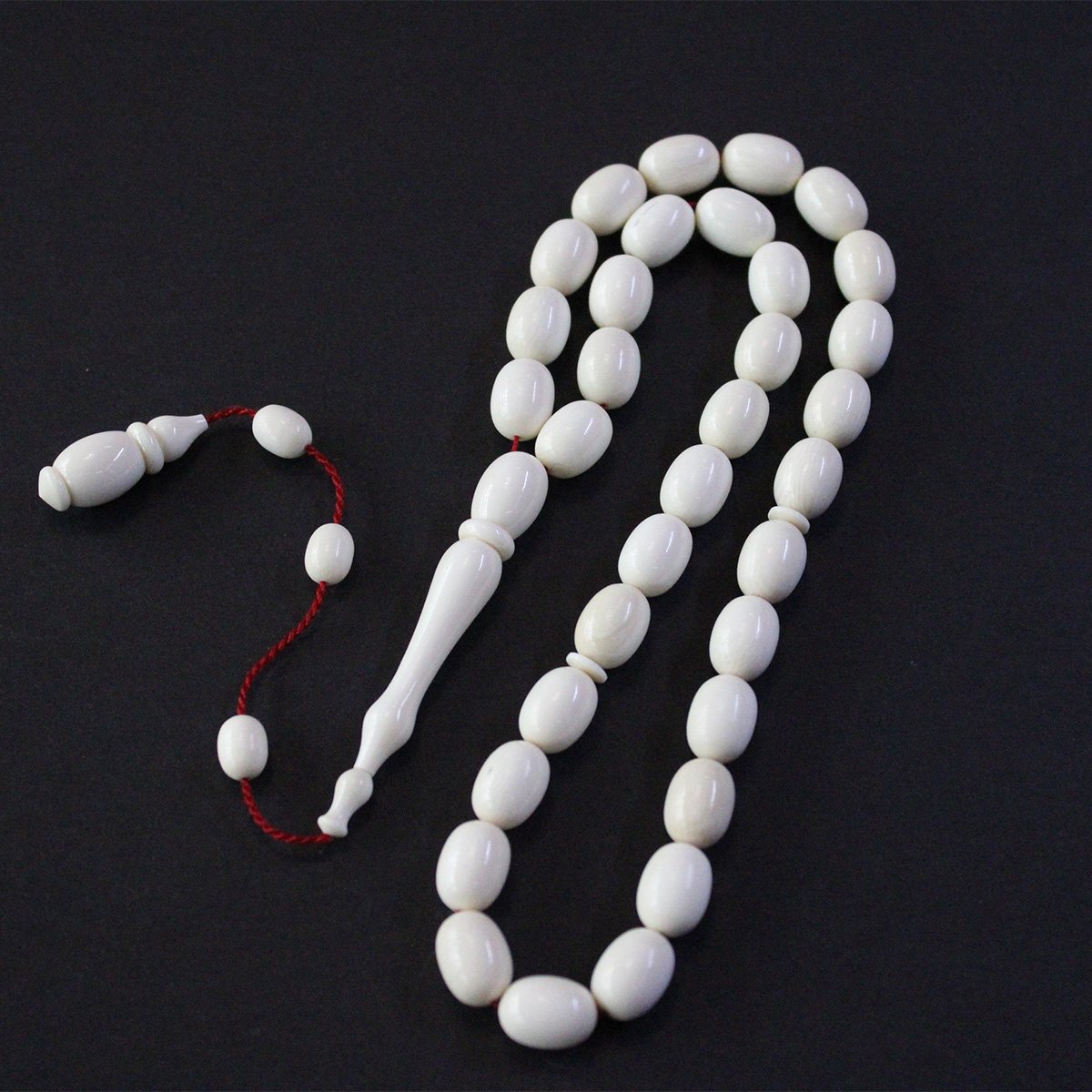 Yerli Atölye İşçiliği Mamut Dişi Tespih 8,5*11,5 (mm)