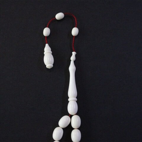 Yerli Atölye İşçiliği Mamut Dişi Tespih 8,5*11,5 (mm)