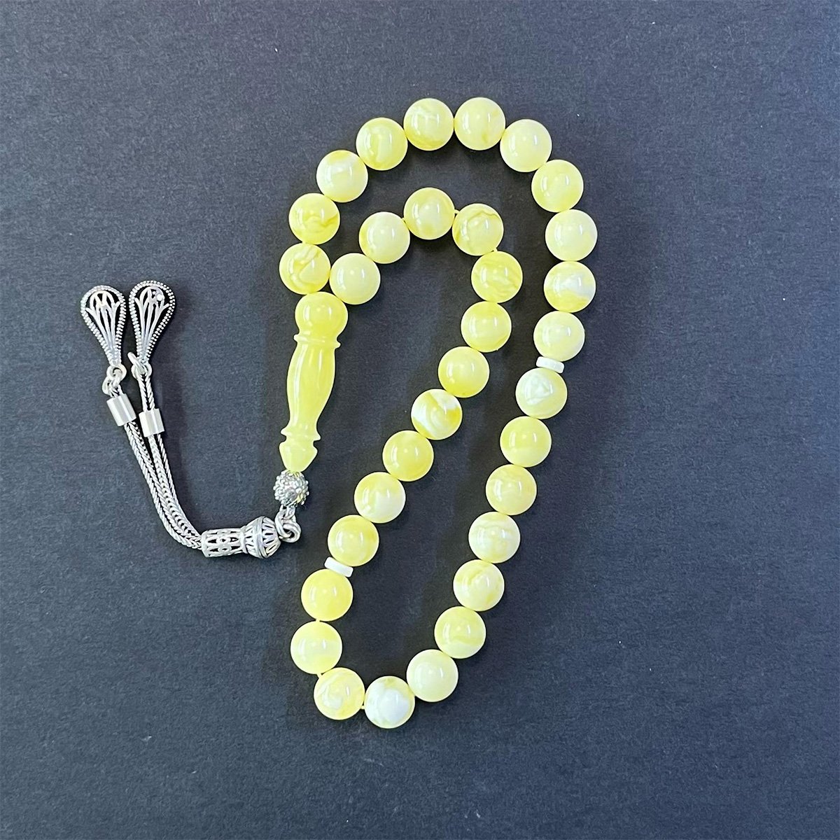 Akça Kaliningrad Damla Kehribar Tespih 8 (mm)