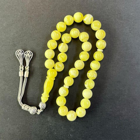 Akça Kaliningrad Damla Kehribar Tespih 8 (mm)