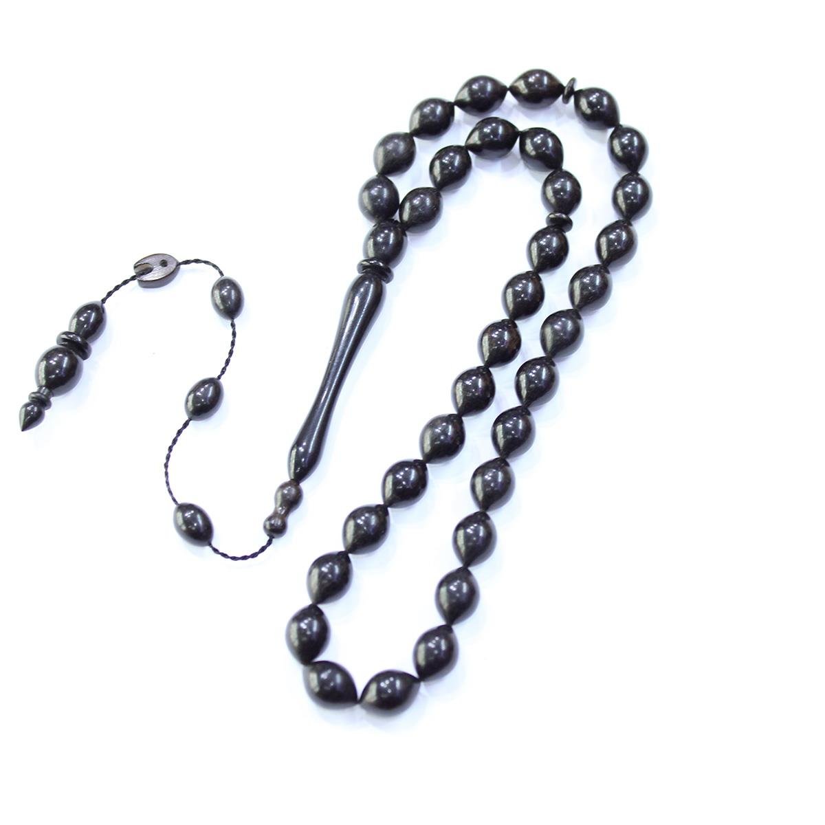 Akın Dinçer Usta İşçilikli Abanoz Tespih 9*12 (mm)