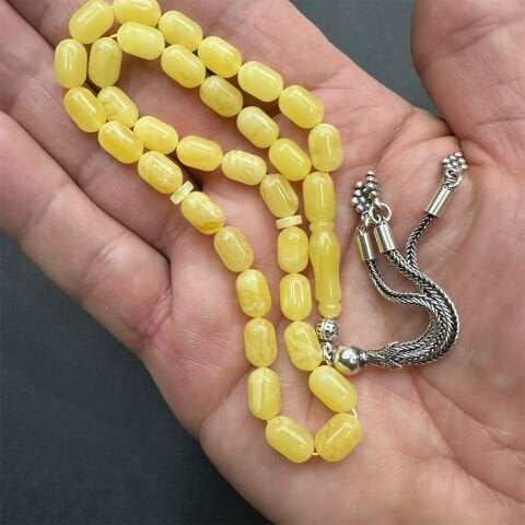 Kaliningrad Damla Kehribar Tespih 6*9,5 (mm)-11