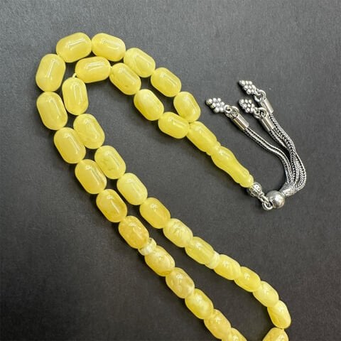 Kaliningrad Damla Kehribar Tespih 6*9,5 (mm)-11