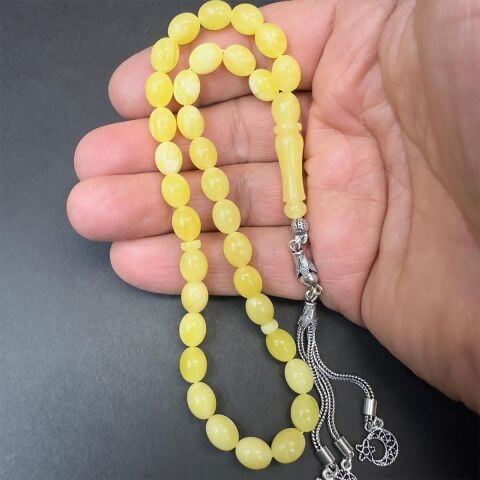 Kaliningrad Damla Kehribar Tespih 7*8.5 (mm)