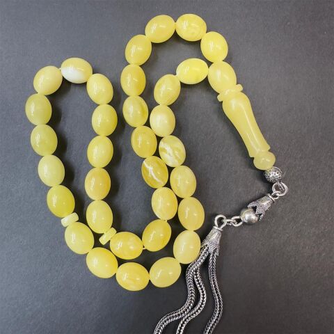 Kaliningrad Damla Kehribar Tespih 7*8.5 (mm)