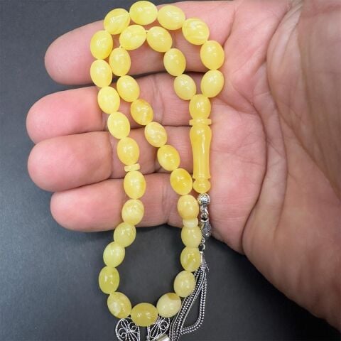 Kaliningrad Damla Kehribar Tespih 7*8.5 (mm)