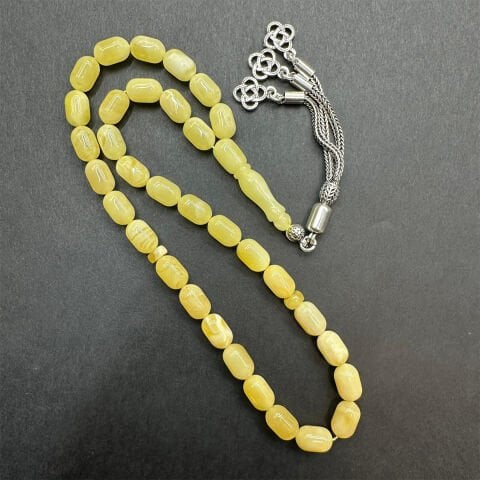 Kaliningrad Damla Kehribar Tespih 6*9,5 (mm)-13