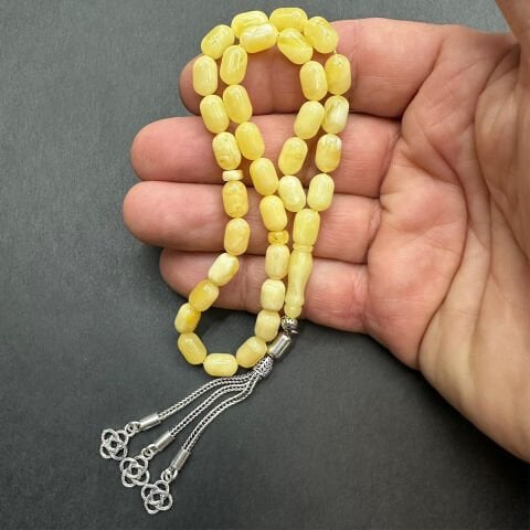 Kaliningrad Damla Kehribar Tespih 6*9,5 (mm)-13