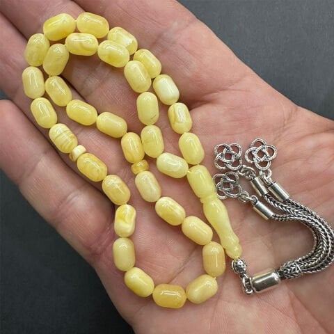 Kaliningrad Damla Kehribar Tespih 6*9,5 (mm)-13