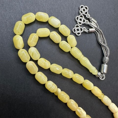 Kaliningrad Damla Kehribar Tespih 6*9,5 (mm)-13