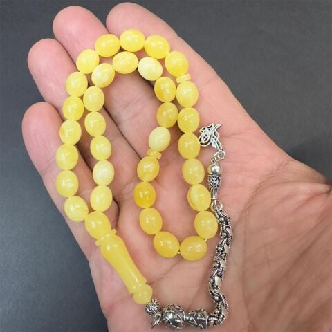 Kaliningrad Damla Kehribar Tespih 7,5*8,5 (mm)