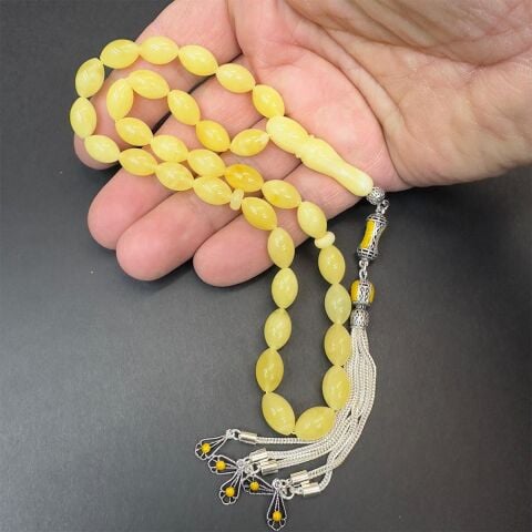 Kaliningrad Damla Kehribar Beyzi Tespih 7,5*11,5 (mm)