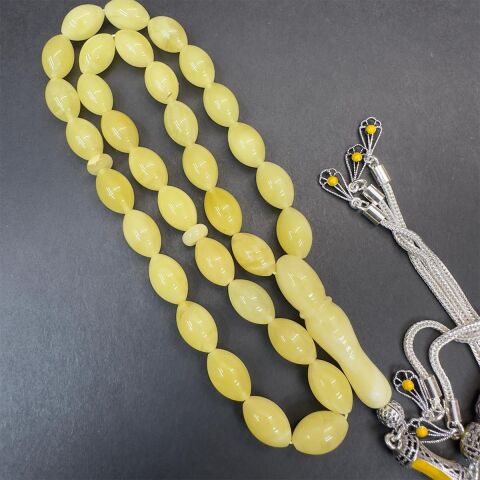 Kaliningrad Damla Kehribar Beyzi Tespih 7,5*11,5 (mm)