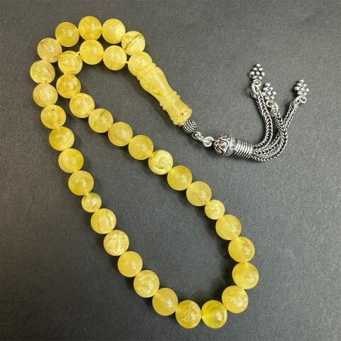 Kaliningrad Damla Kehribar Küre Tespih 7 (mm)