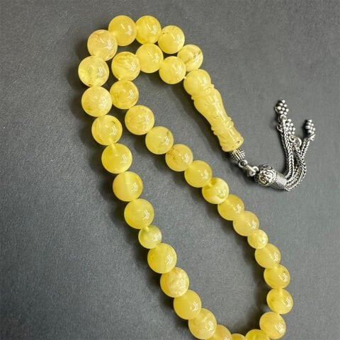 Kaliningrad Damla Kehribar Küre Tespih 7 (mm)